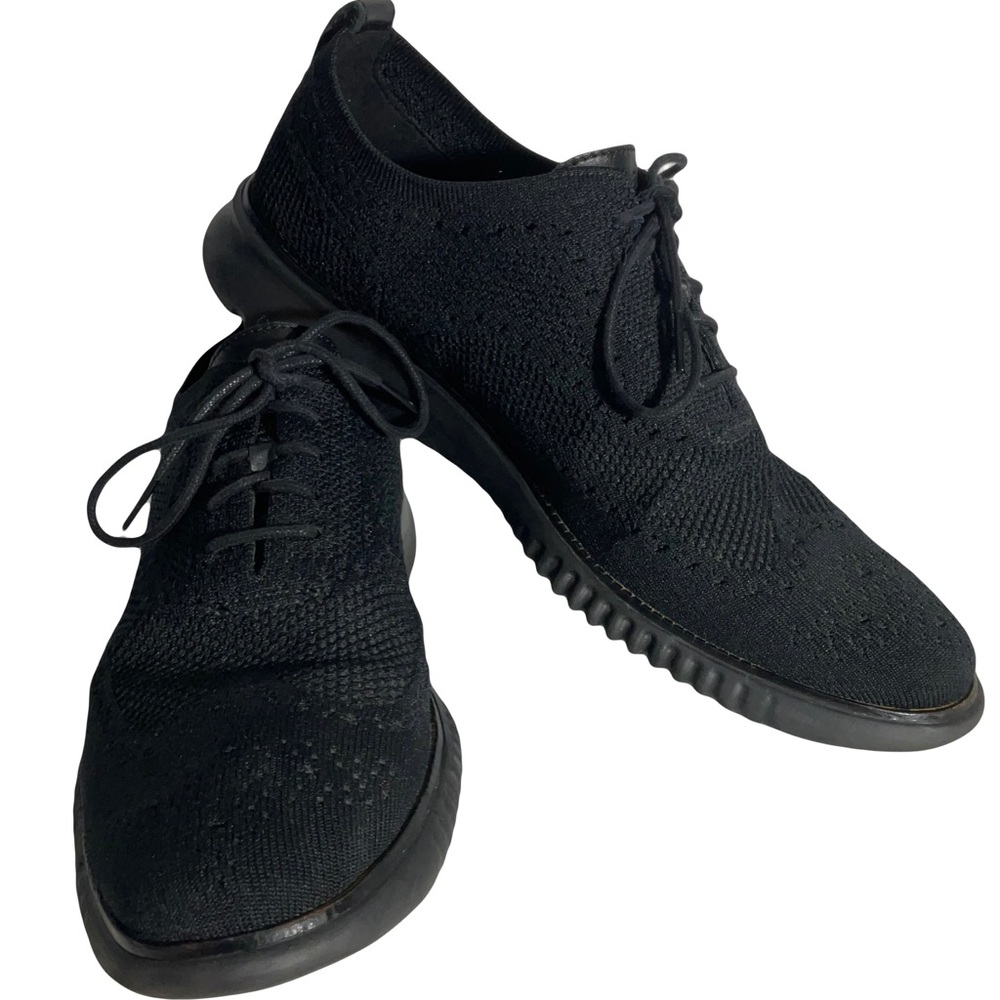Cole Hahn 2.Zerogrand Oxford W/Stitchlite Black (C28527) Lace-Up Size 11.5 NICE! - Picture 1 of 16
